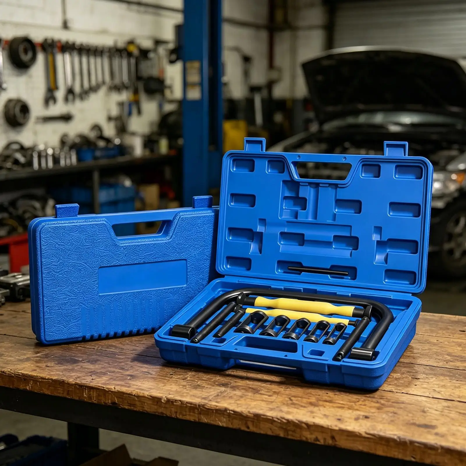 Valve Spring Removal Tool Compact Portable Car Repair Tool Kit Small Engine Valve Spring Compressor For Automotive Vehicles