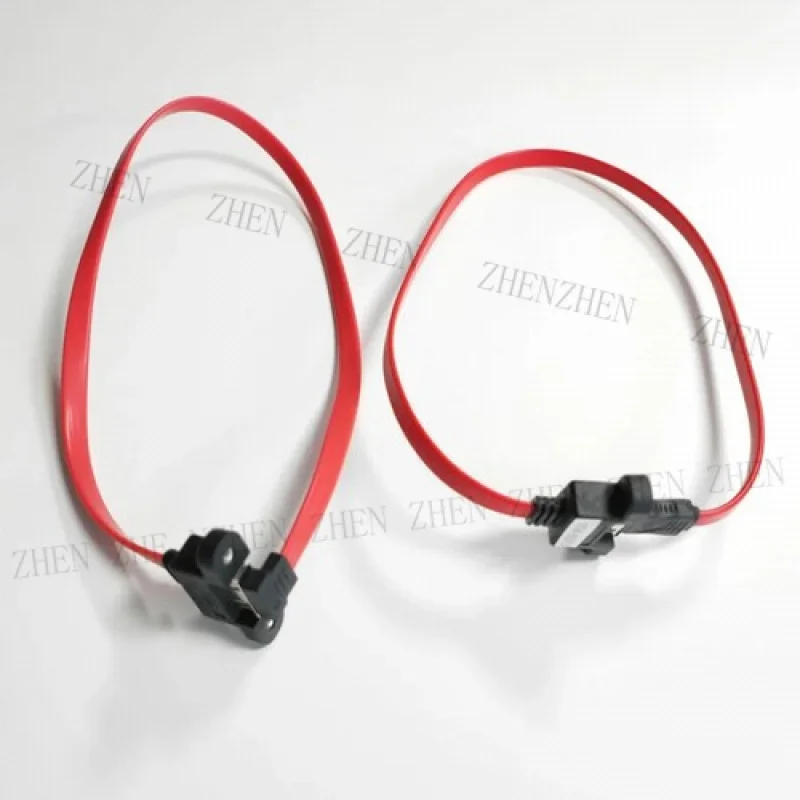 Y Y 90 Degree Right Angle HDD SATA 3.0 6G Male Female Data Cable Screw Panel Mount