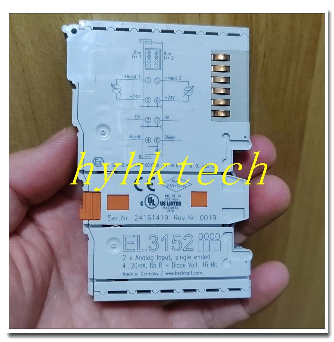 EL3152 Original Digital quantity terminal module, 100% tested before shipment