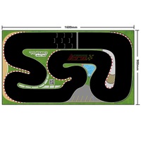 Turbo Racing 1600x900mm Portable Race Track Rubber Mat  Accessory for Table Racing 1/76 1/64 1/58  Mini Car