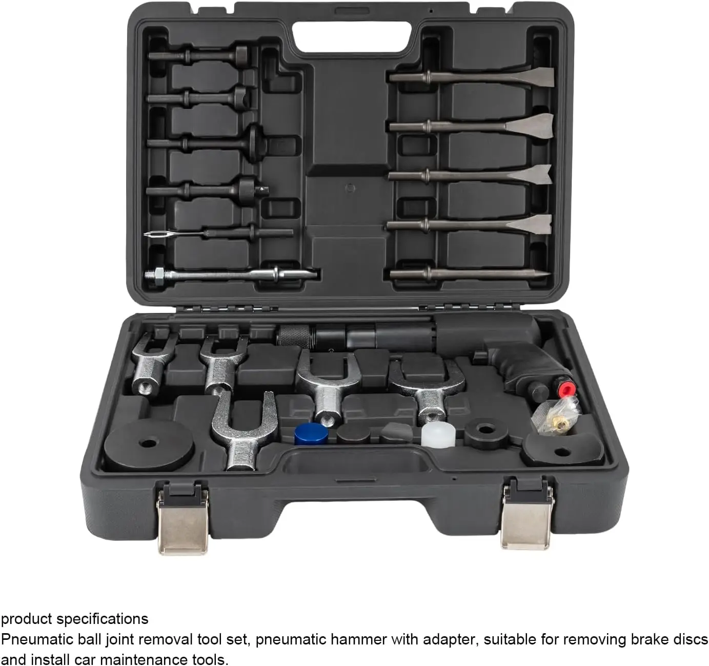 Conjunto pneumático multifuncional resistente do cinzel de ar do curso 100mm, com retentor de mudança rápida