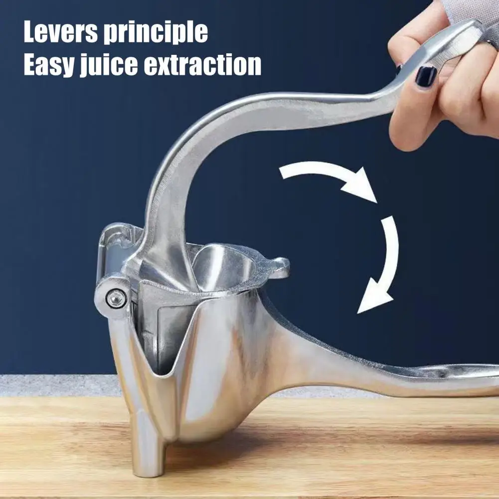 Fruit Juicer Press Heavy Duty Fruit Juice Press Aluminum Alloy Citrus Squeezer Ergonomic Handheld Extractor for Orange