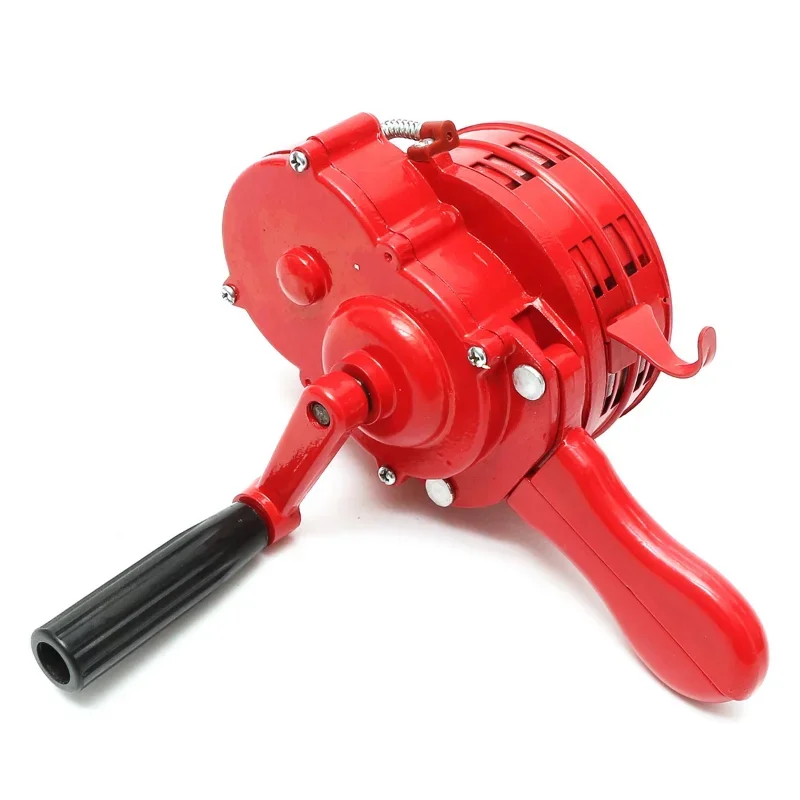 Hand Crank Siren Horn 110dB Manual Operated Metal Alarm Air Raid Emergency Safety EIG88