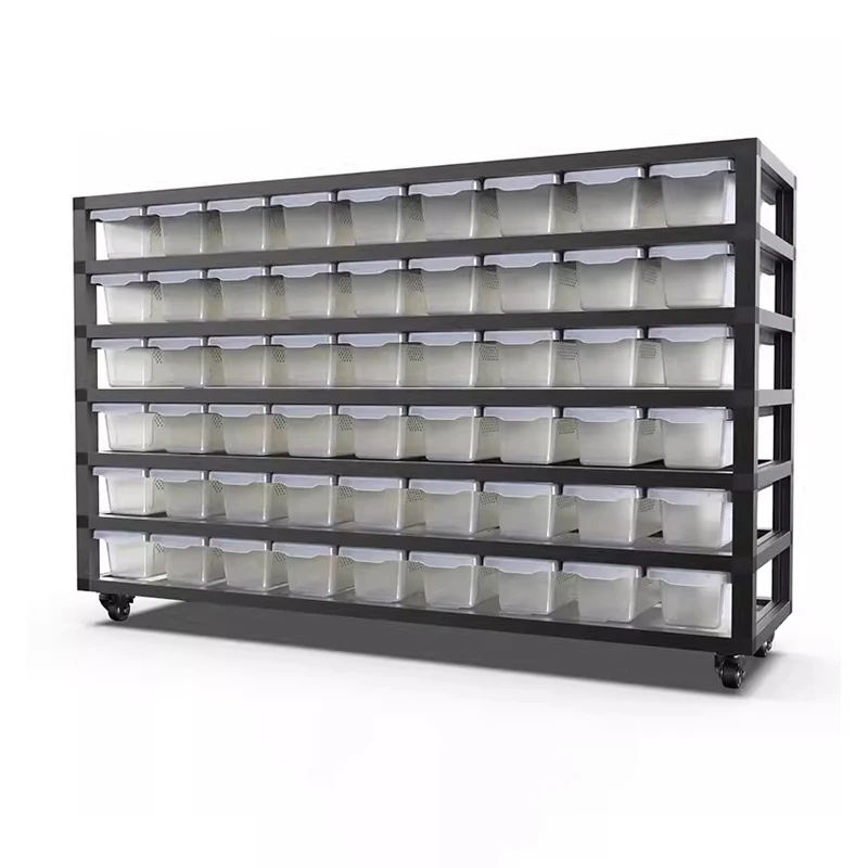 

41x11.8x3.9 Inch Tall Vbox PVC Reptile Terrarium Reptile Vivarium Cage for Lizard Python Bearded Dragon One Layer of Nine Pumps