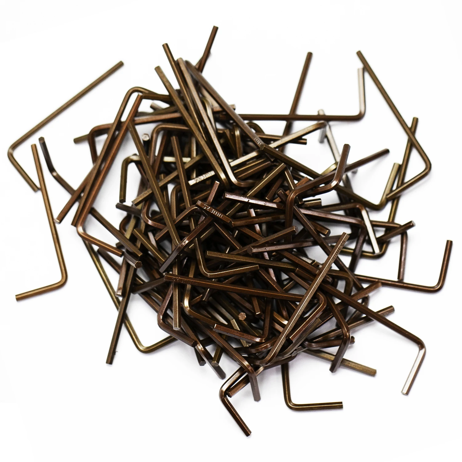 L3 Spanner Key ด้านใน Hexagon Handle ประแจซ่อมมือเครื่องมือ100Pcs