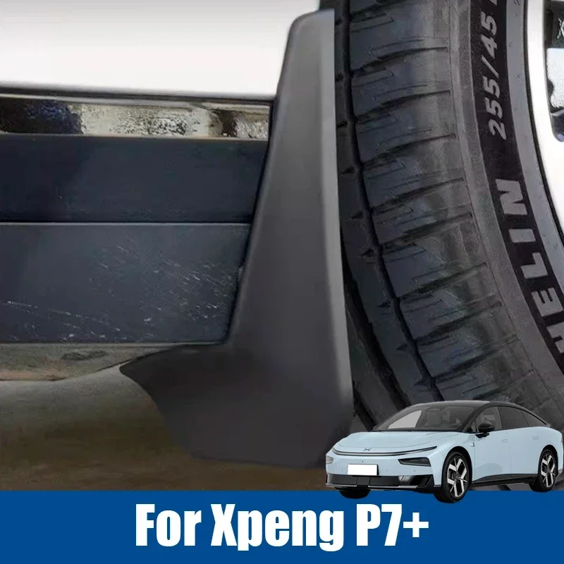 For Xpeng P7+ 2026 2027 Car Front Rear Mud Flap Mudflaps Guard Mudguards Splash Durable Fender Accessories