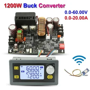 Buck convert CC CV Step-Down Module, Adjustable LCD, Stock Store Voltage, power supply, 6020l, 60v, 20a, 1200W 6 Main Stabilizer Sales - №6