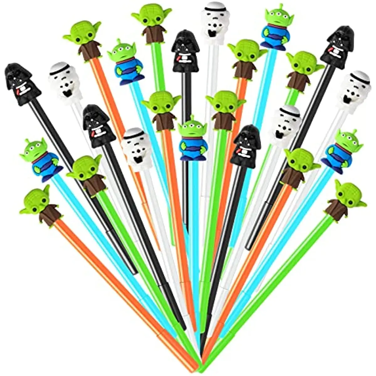 24 PCs Gel Pens Set Black Ink Pens Cute Kawaii Gifts for Kids Decorations School Office Supplies Office Accessories