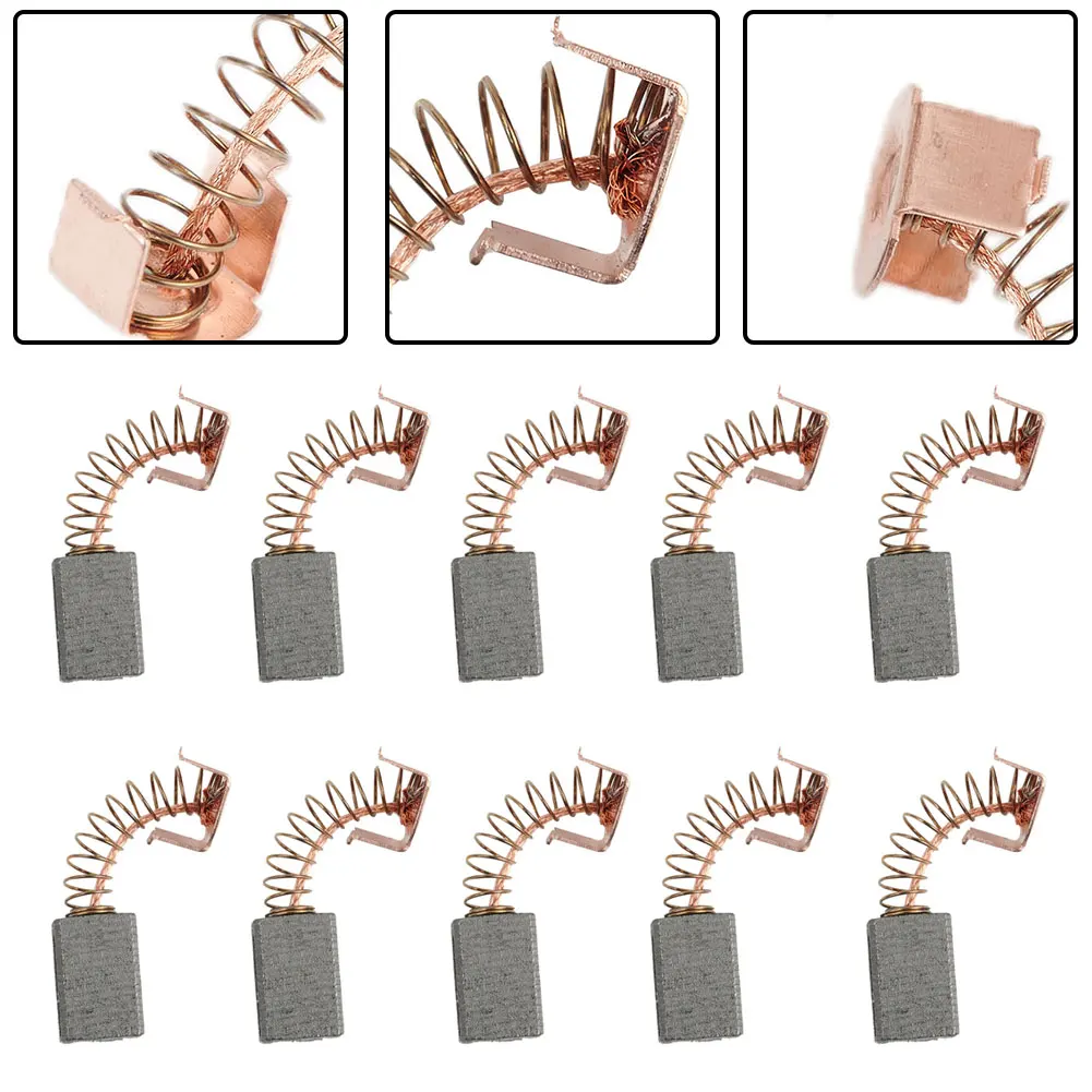 Spazzole di carbone di ricambio spazzole di carbone tappo Diam:9mm motori elettrici pezzi di ricambio di ricambio per smerigliatrice angolare B & D G720