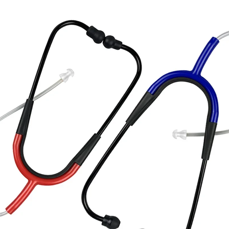 Listening Test Stethoscope Plastic Hearing Aid Listen Tube Stetoclip Stethoscope with Damper for Testing Hearing Aids Accessory