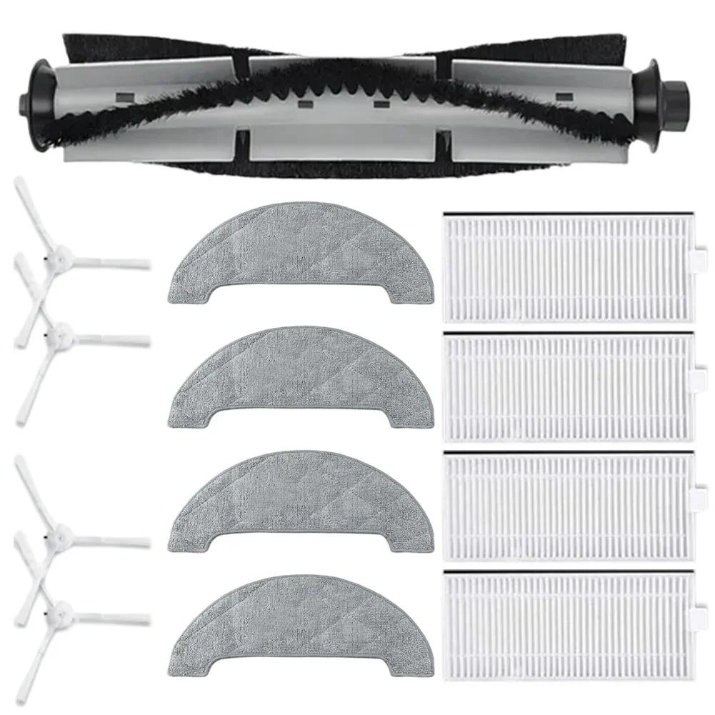 

Replacement Parts Bundle for KUANLITU For L10 Robot Vacuum Main Brush Side Brushes Filters and Mop Cloths for Spotless Floors
