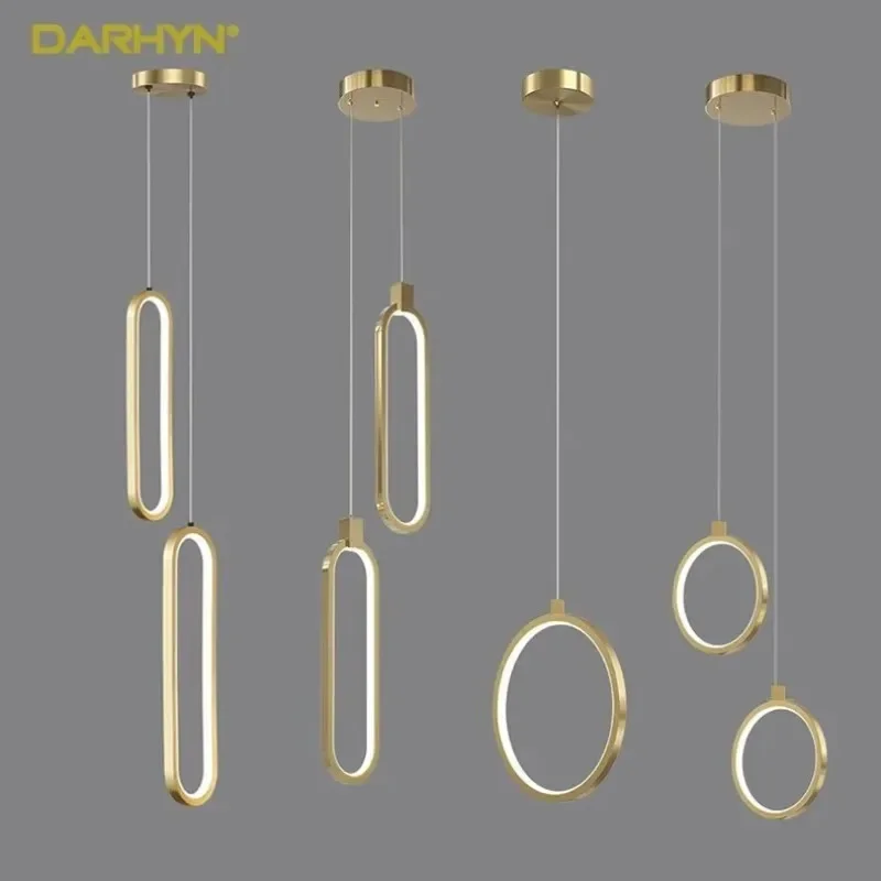 

LED Modern Pendant Light Hanging Lamp for Ceiling Bedroom Bedside Living Room Loft Minimalism Nordic Home Decor Lights Fixture