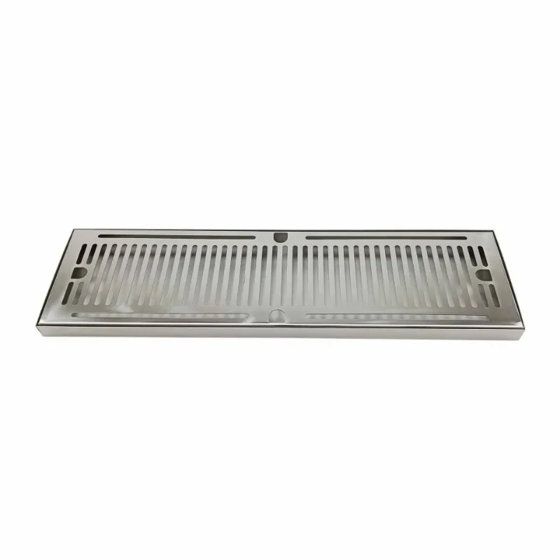 Imagem -04 - Stainless Steel Beer Drip Tray Bandeja de Água Bar Craft Acessórios Superfície Polimento Fino 60cm de Comprimento 304