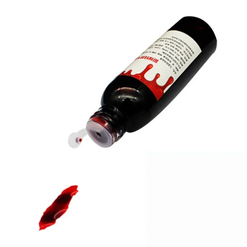 Cos ultra-realistic Fake Blood / Simulations Human Humans Teeth Hematopoietic / Props Vomiting Edible Pulpbtmv Halloween