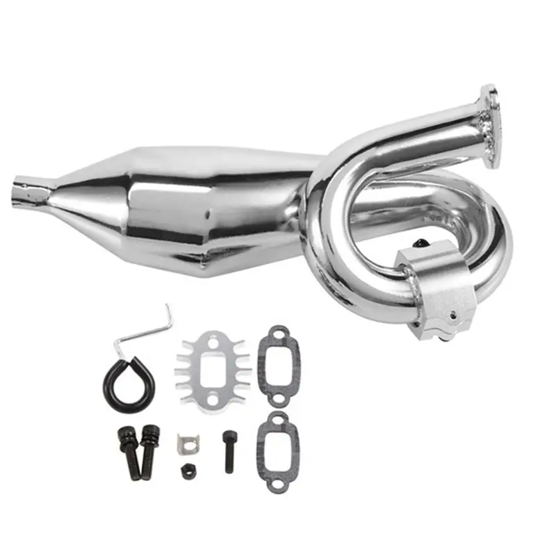 

AS96-High-Performance Exhaust Pipe For 1/5 Hpi Rofun Baha Rovan Baja 5B Kingmotor RC Racing Cars