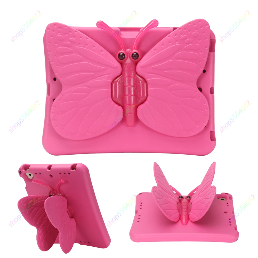 

Butterfly Case for iPad 10.2Inch 9th/8th/7th Generation 2024 iPad Pro11 Air11 Air5/4 10.9 iPad 9.7 Kid Safe EVA Pencil Slot Case