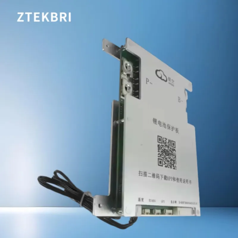 ZTEKBRI إعادة شحن بطارية Lifepo4 الذكية BMS مع شاشة LCD، مخزون الاتحاد الأوروبي لأسنان بيو لـ 8S 300Ah التوازن التلقائي 0.4A 0.6A