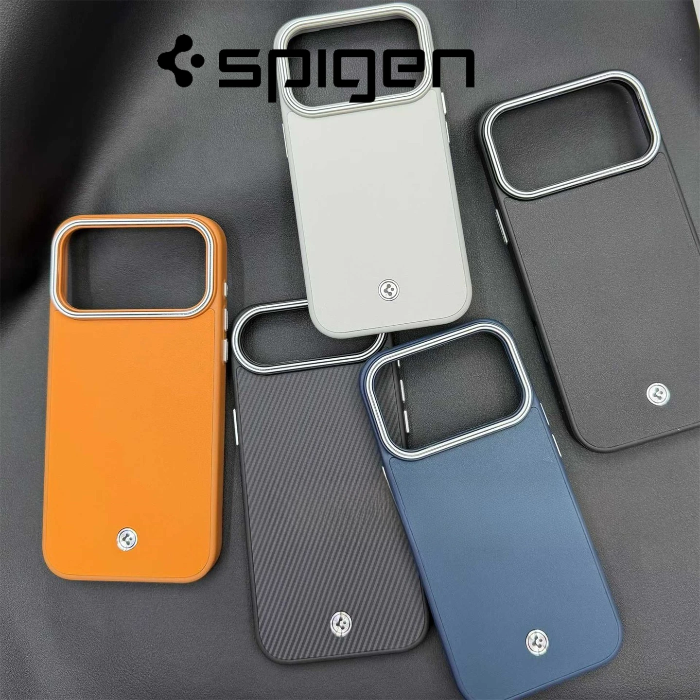 Funda Magnética Spigen con Textura de