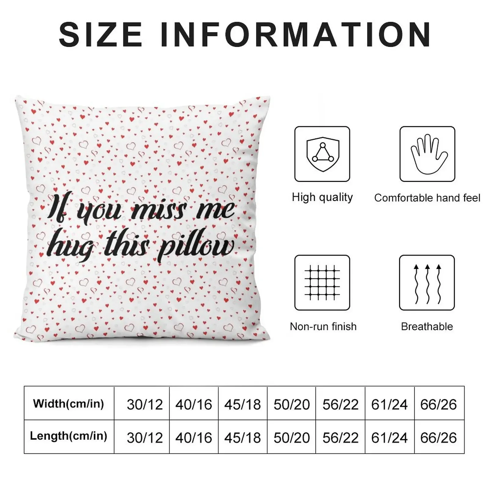 Long Distance Relationship: If You Miss Me Hug This Pillow Throw Pillow christmas decorations 2025 pillow cover luxury