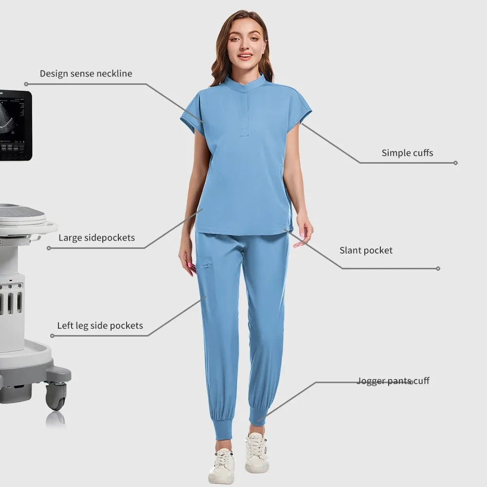 Скрабы, медицинская униформа, женские наборы скрабов, униформа медсестры, аксессуары, рабочая одежда для больничных врачей, одежда для салонов красоты, комбинезоны для домашних животных