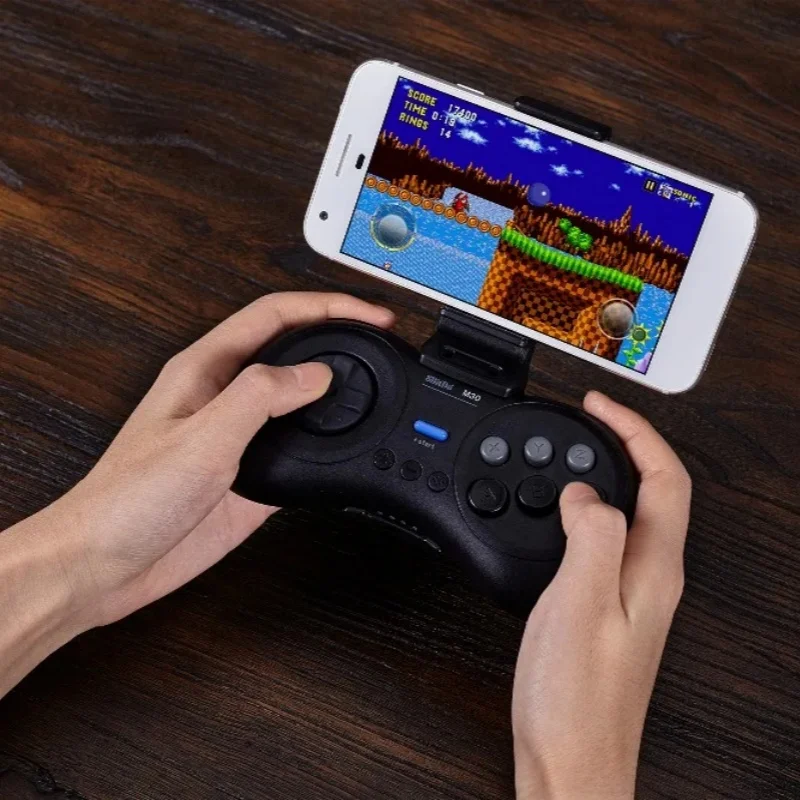 8bitdo M30 Bluetooth Gamepad Game Controller Md Style Support For Nintendo Switch Pc Macos Android Raspberry Pi Game Accessories