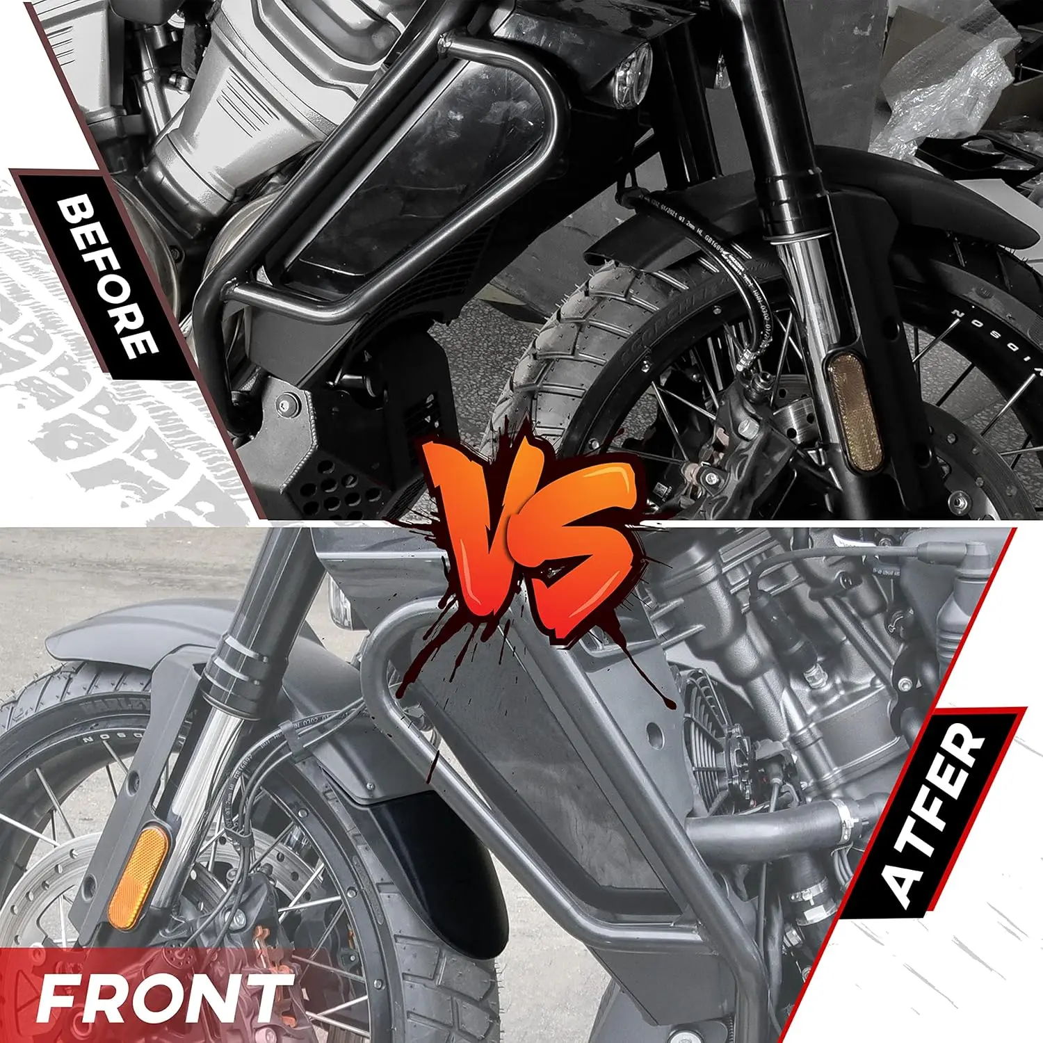 Front & Rear Mudguard Extender Kit for Pan America 1250 2021-2024