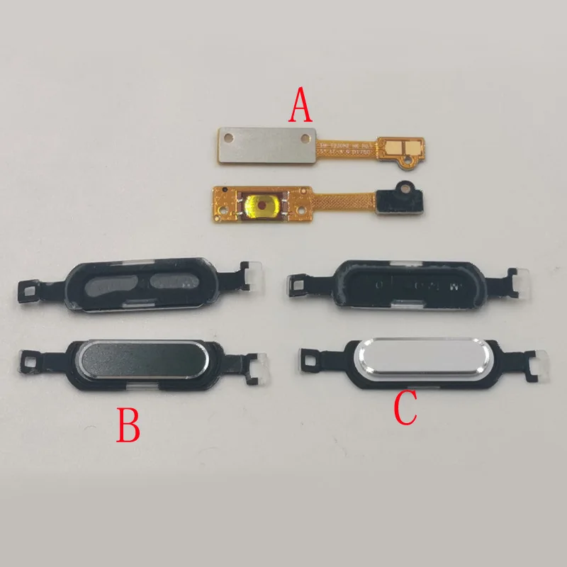 

1Pcs Menu Back Return Key Keypad Home Button Flex Cable Ribbon Black White For Samsung Galaxy Tab 4 7.0 T230 T231 T235 SM-230