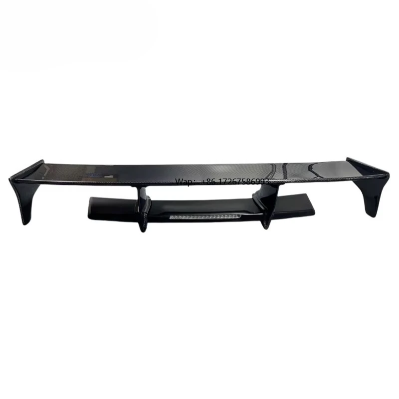 High Level Material Top Secret Style Carbon Fiber Rear Spoiler Wing Trunk Wing for Gtr R35