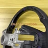 Dachao 레드 가죽 리얼 카본 파이버 스티어링 휠 혼다 시빅 10th 2016-2021 유형 R 플랫 바닥 고품질 맞춤 스타일 6
