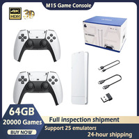 M15 Retro Game 64G 20000+ Games 4K High-definition Output Handheld Video Game Stick 20+emulator GBA PS1 Arcade Game