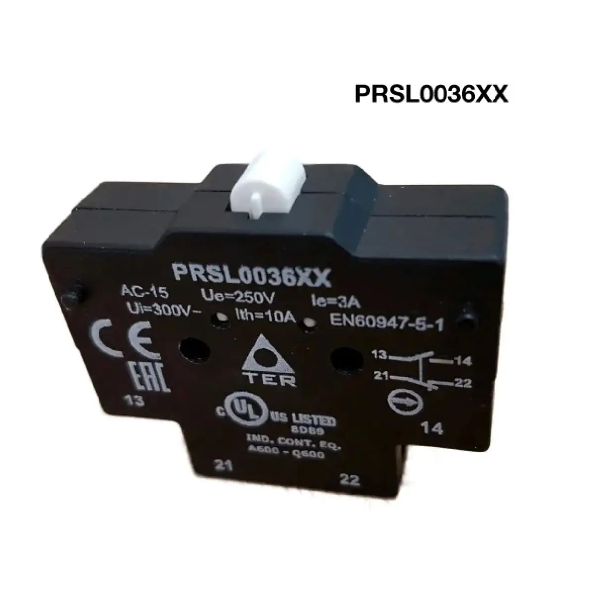 PRSL0036XX Springer controls switch. snap action switch, PF2C, GF4C, SF12C