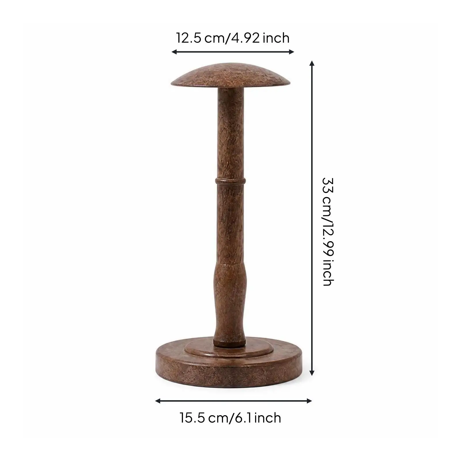 Hat Display Stand Freestanding Stable Design Small Footprint for Boutique Window and Craft Fairs