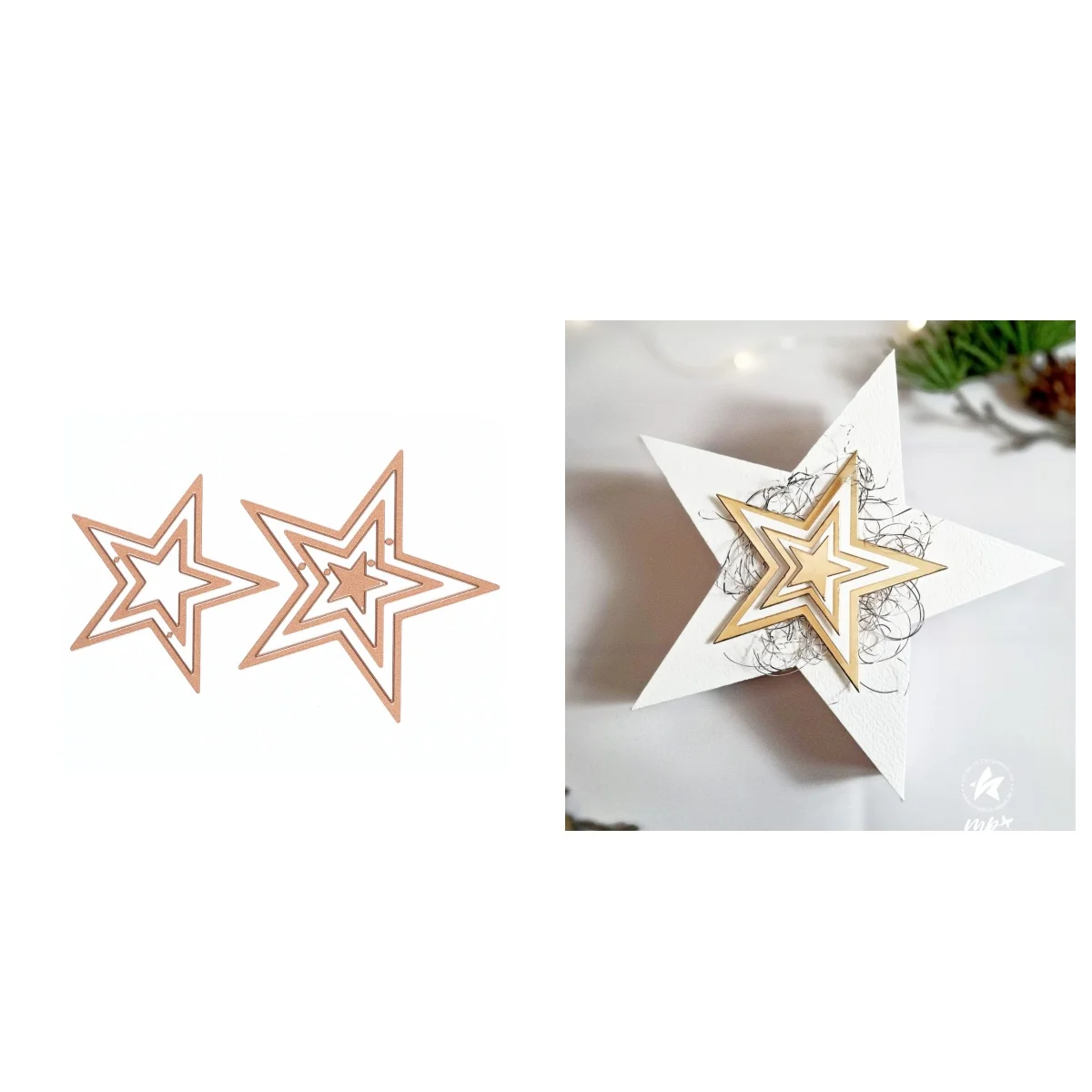 

Valentine's Day 2026 Star Metal Cutting Diesfor DIY Making Card Scrapbook Embossed Supplies Template Decoration Greeting Card