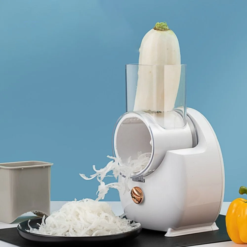 

Automatic Electric Rotary Vegetable Shredder Effort-saving Cordless Vegetable Slicer Efficient Vegetable Chopper Canteen