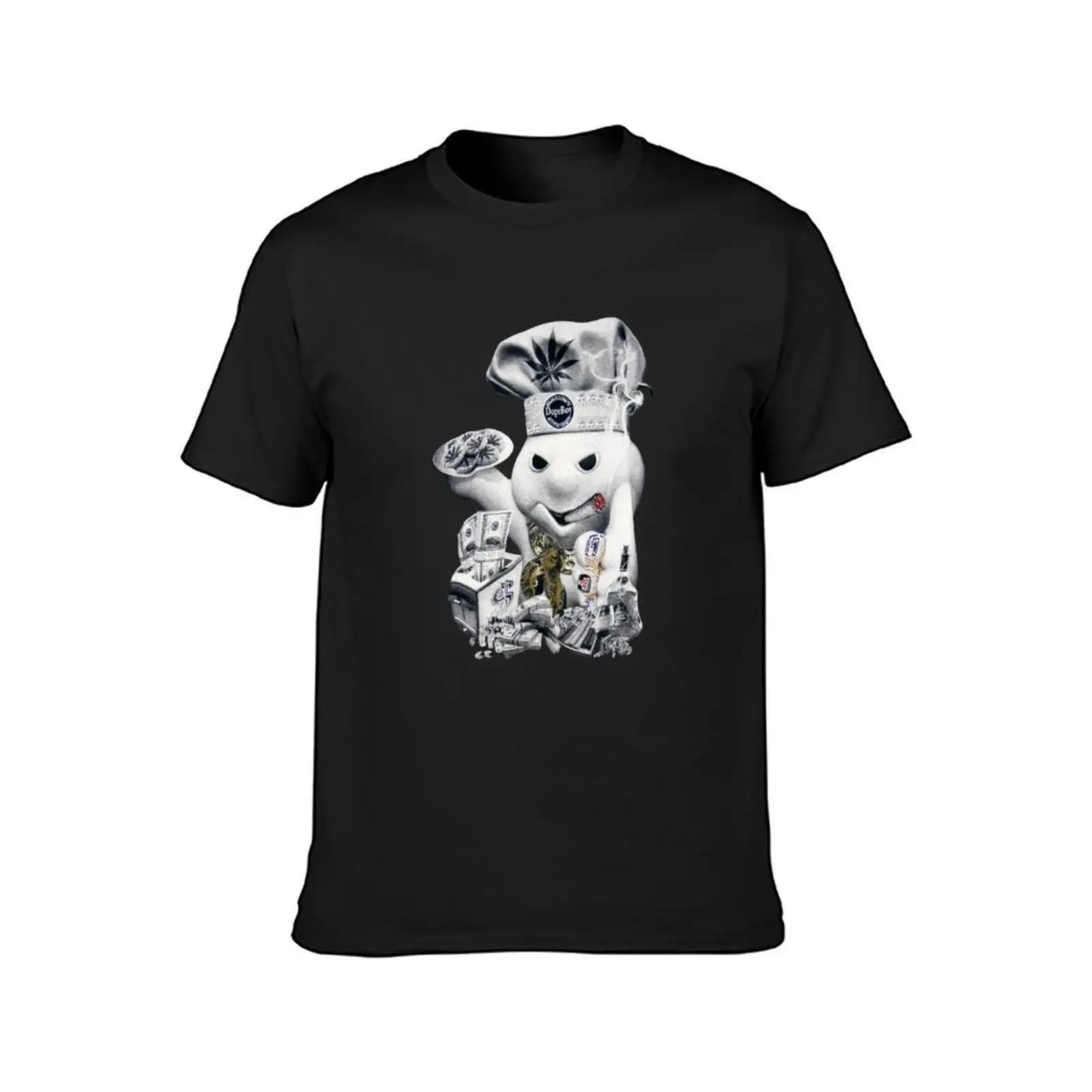 Gangster Pillsbury Dough Boy T-Shirt customs design your own plus size tops heavyweights tops plain t shirts men