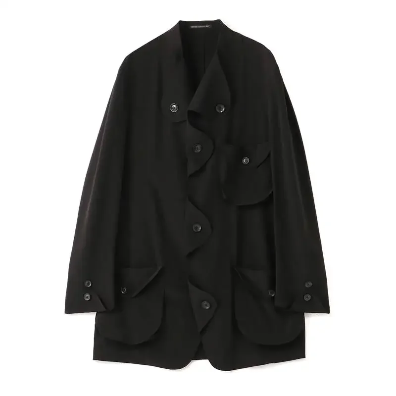 

Men's Spring And Autumn Style Leisure Large Size Deconstruction Changeable And Playful Military Jacket Dark Men's Style