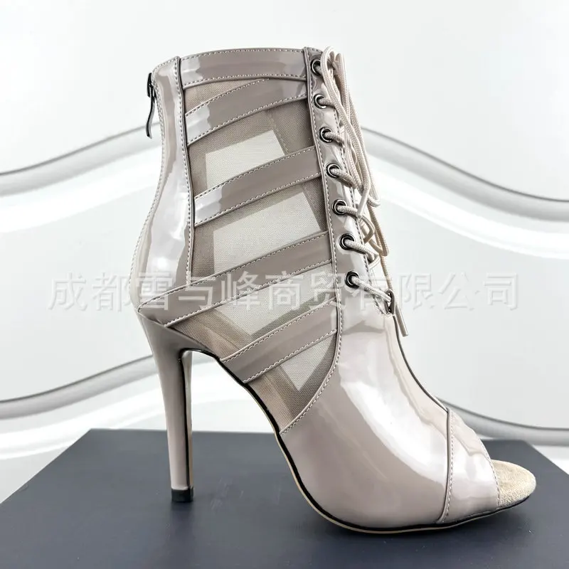 Красный, хаки, черный, танцевальная обувь на латинских каблуках, резиновая подошва, индивидуальная подошва и каблуки, вечерние танцевальные туфли на высоком каблуке 10 см