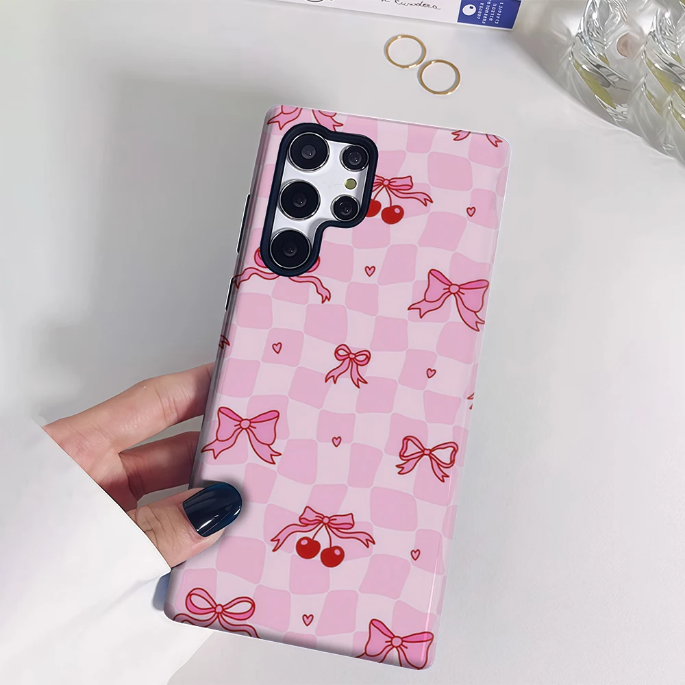 حافظة لهاتف سامسونج جالاكسي S25 Ultra S24 S23 Ultra Plus غطاء خلفي بطبقة مزدوجة مقاوم للصدمات #3