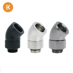 2pcs EKWB Classic Series 45 Degree Adapter Fittings With G1/4