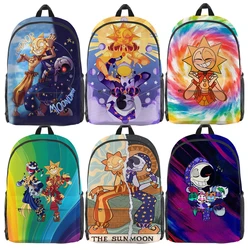 Fnaf Sundrop Moondrop School Bags Cartoon Security violation Sunrise BOSS zaino per ragazze ragazzi bambini scuola Mochila Escolar