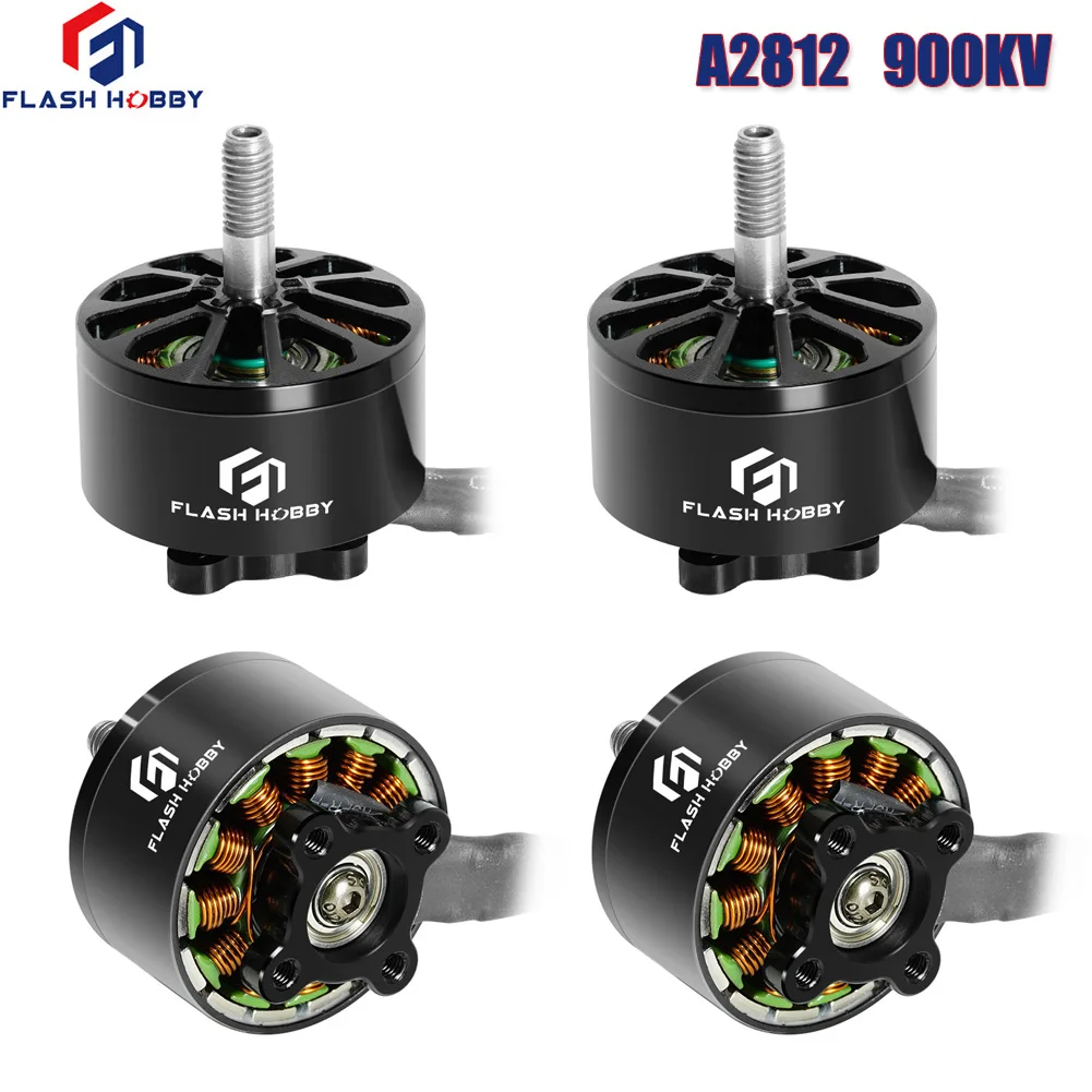 4pcs FLASHHOBBY A2812 2812 900KV 3-6S Brushless Motor for RC Multirotor Airplane 7