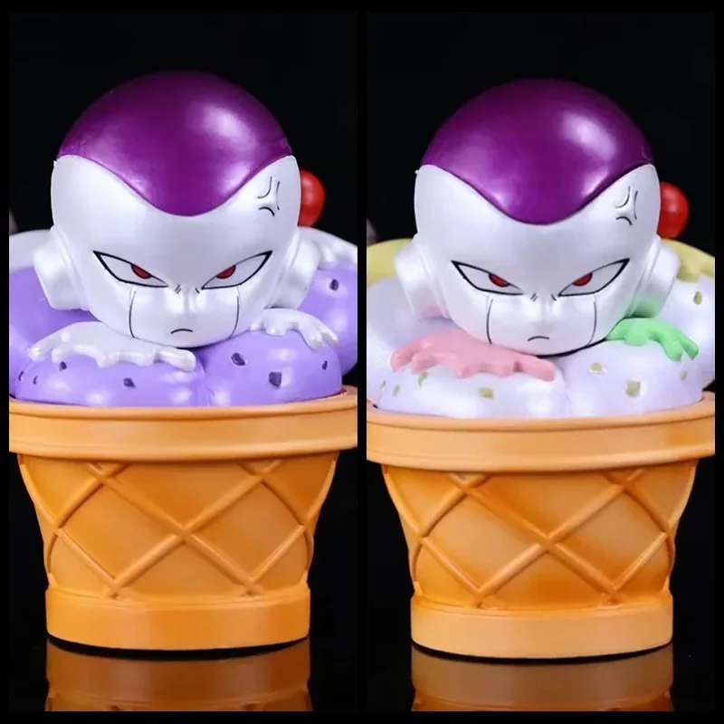 Super Saiyan Q Version Summer Ice Cream Cone Frieza Model Figure Ornament Boxed Action Figure