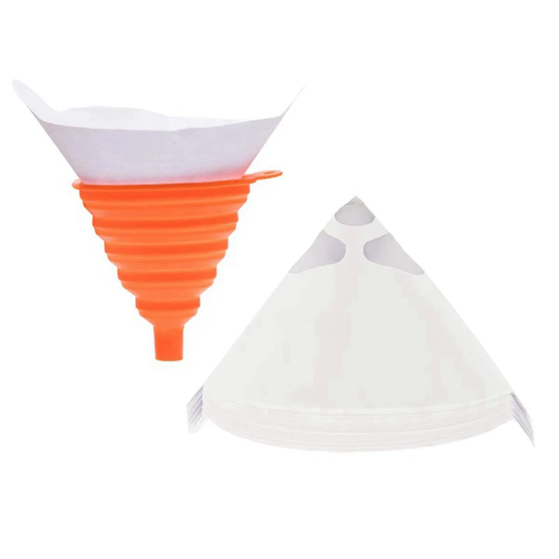 201PCS Car Paint Paper Paint Filter Industrial Paint Filter Cone Screen Filter Funnel Tool