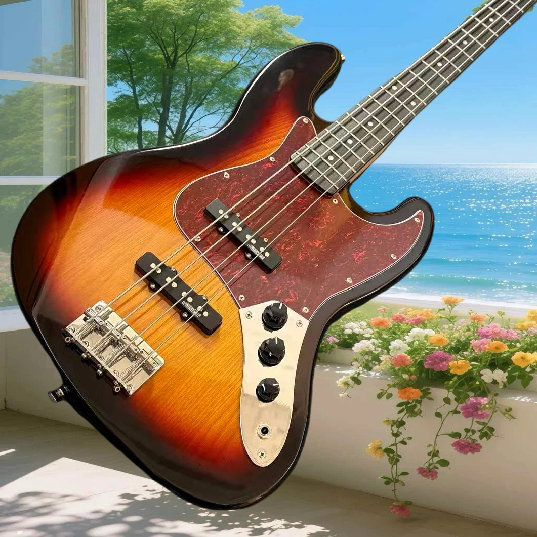 

Электрогитара Sunset Red Bass, реальные фото, корпус из тополя, гриф из лавра, звукосниматели SS, фиксированный бридж, профессиональная, для рок-музыки, бесплатная доставка