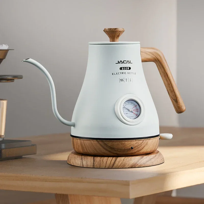 household electric kettle stainless steel small mouth brewing tea kettle Long mouth hand brewing coffee pot thermal insulation