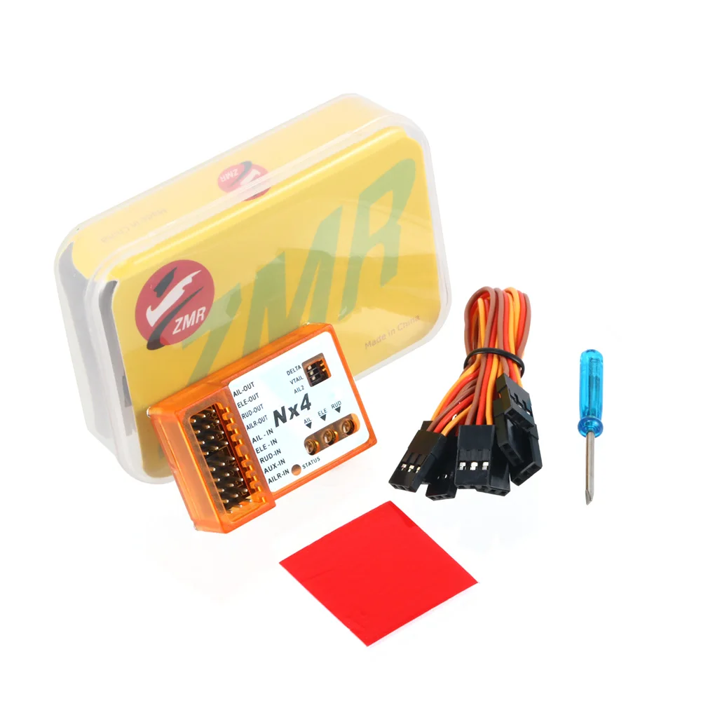 ZMR NX4 PRO EVO Flight Controller 3D Flight Gyroscope Balance For Fixed-wing Aircraft Support Rate/Hold/Gyro Off Mode