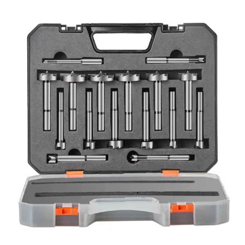 Forstner Bit Set, 16 Pcs Forstner Drill Bits Set, 1/4