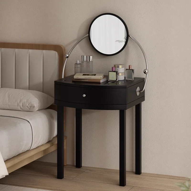 

/Makeup Vanity Desk Dresser Toiletries Dressing Dressers Bedroom Furniture Light Luxury Makeup Table Mirror Small Table Vanity
