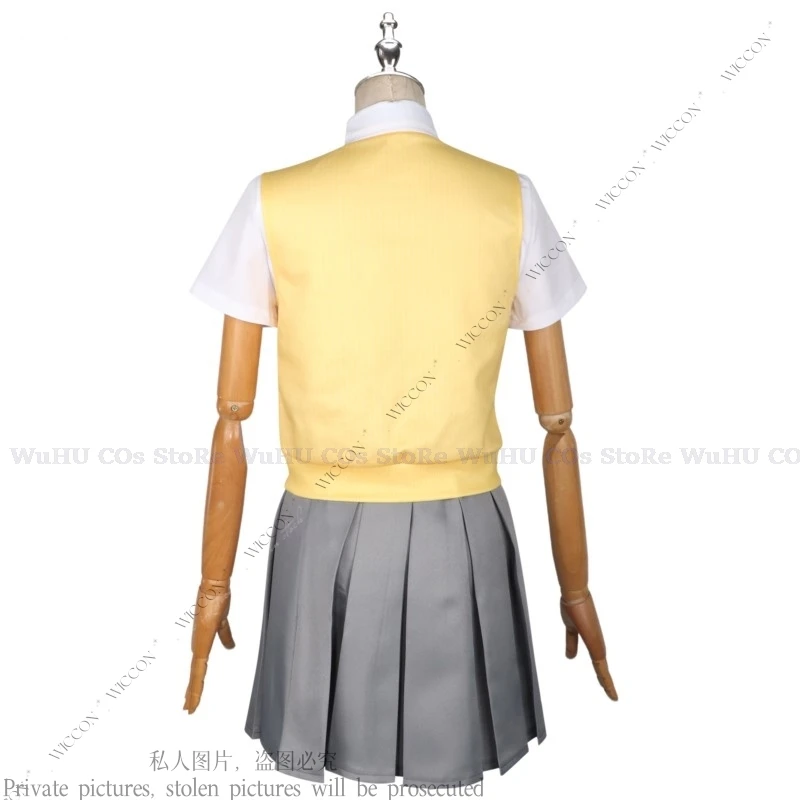 Anime K-ON! Hirasawa Yui, disfraz de Cosplay, peluca, Clip para el pelo, regalo gratis, uniformes para niñas de secundaria, uniforme JK para mujer, fiesta de Halloween