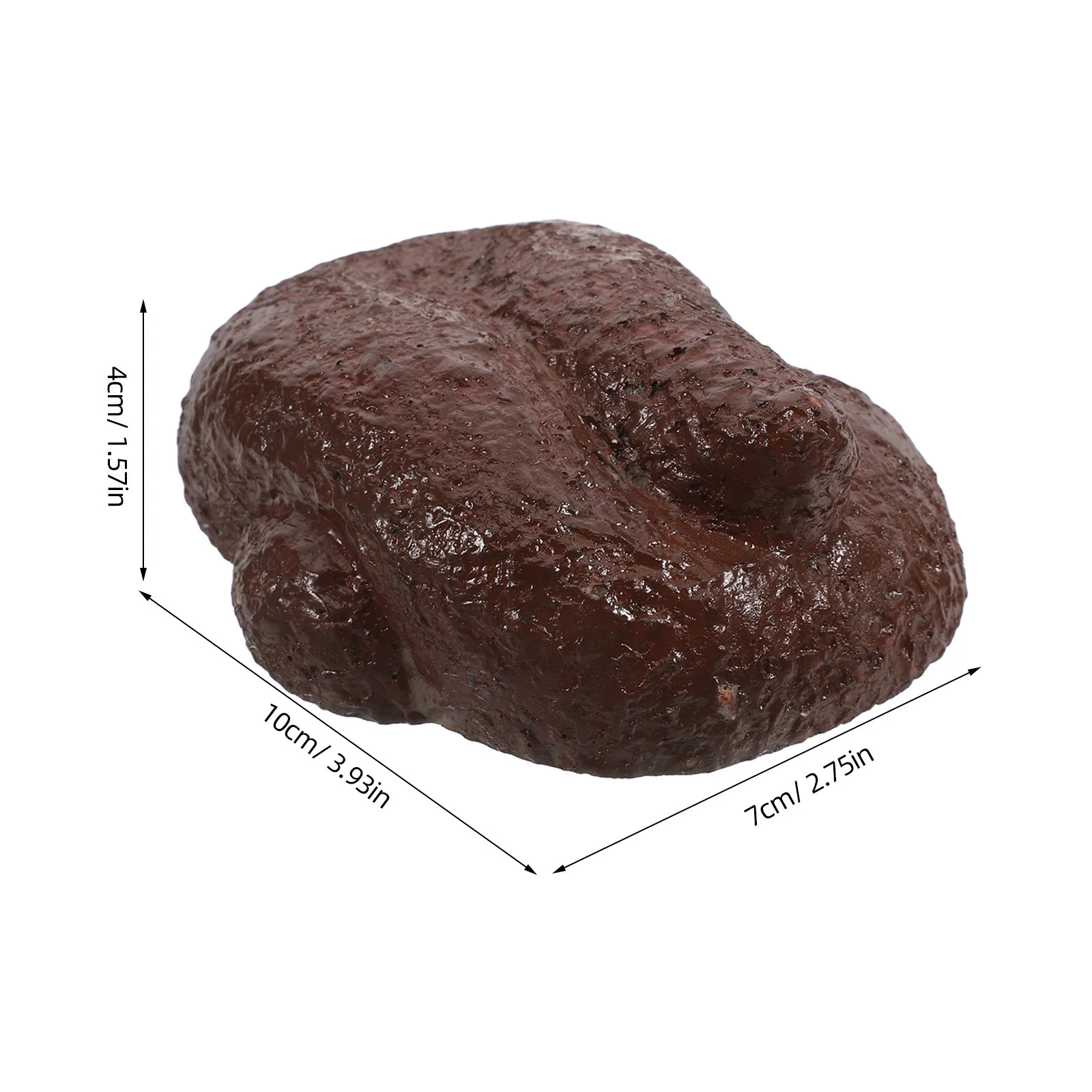 Realistic Fake Poop Outdoor Key Hider Large Capacity Waterproof Key Box Discreet Garden Hidden Safe for Security